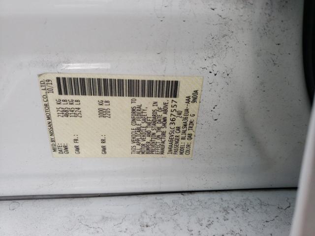 1N4AA6EV5LC367557 Nissan Maxima Sr