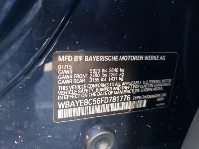 WBAYE8C56FD781776 BMW 750 LI