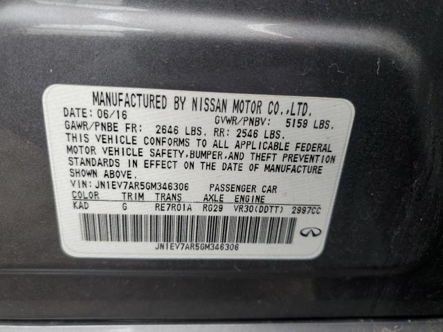 JN1EV7AR5GM346306 Infiniti Q50 Premium