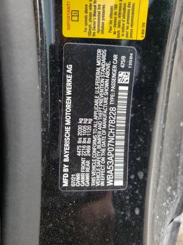 WBA53AP07NCH78228 BMW 430I