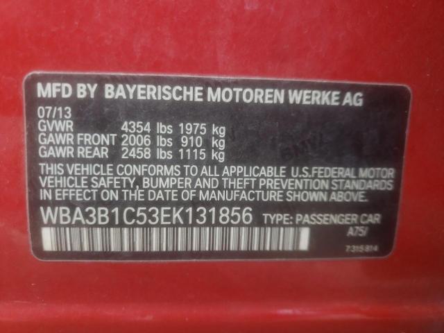 WBA3B1C53EK131856 BMW 320 I