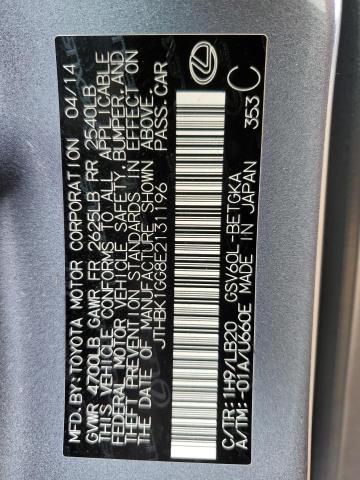 JTHBK1GG8E2131196 Lexus ES 350