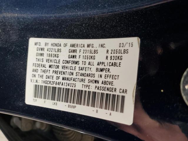 1HGCR2F84FA134025 Honda ACCORD EXL