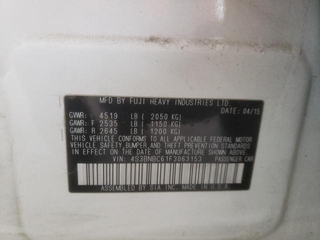 4S3BNBC61F3063153 Subaru Legacy 2.5i Premium