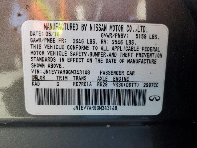 JN1EV7AR9GM343148 Infiniti Q50 Premium