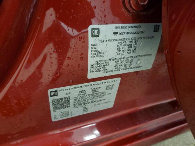 3GCPYBEK2NG124464 Chevrolet Silverado Ltd K1500 Custom