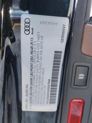 WAUANAF42HN047046 Audi A4 PREMIUM