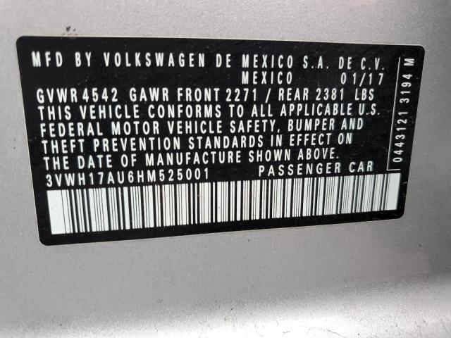 3VWH17AU6HM525001 Volkswagen Golf Alltrack S
