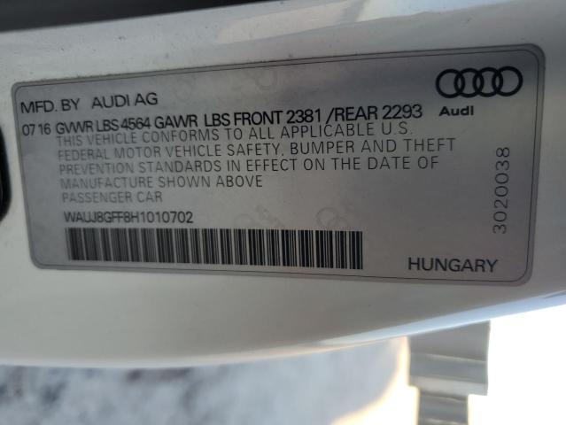 WAUJ8GFF8H1010702 Audi A3 Premium Plus