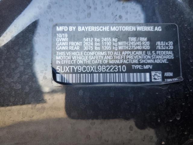 5UXTY9C0XL9B22310 BMW X3 Xdrivem40i