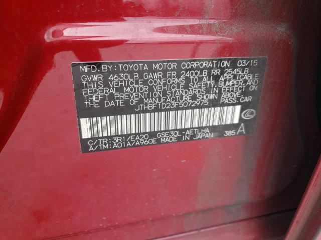 JTHBF1D23F5072975 Lexus IS 250