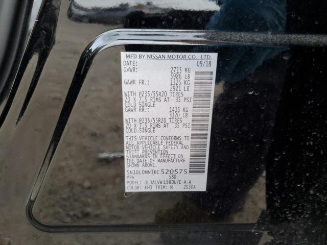 5N1DL0MN3KC520575 Infiniti QX60 LUXE
