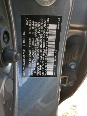 SHHFK7H60KU414999 Honda CIVIC EX