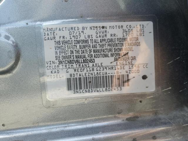3N1CN8DV6LL802453 Nissan VERSA S