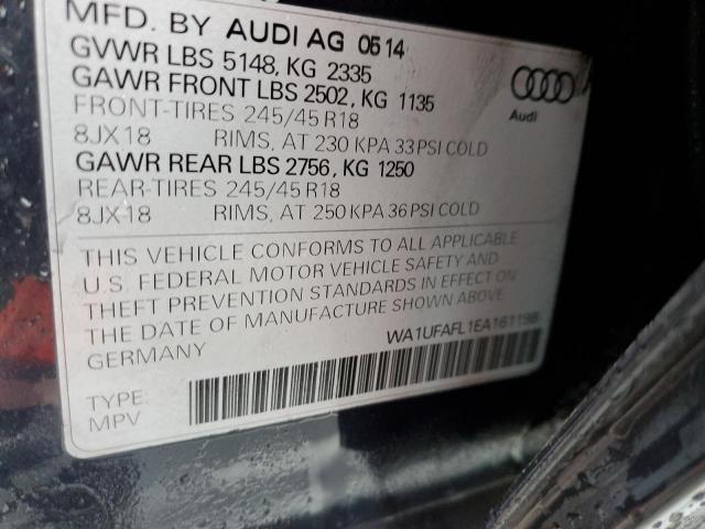 WA1UFAFL1EA161198 Audi A4 Allroad Premium Plus