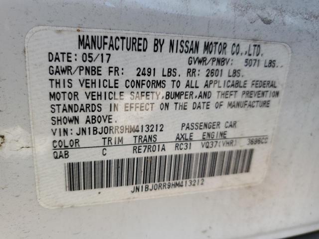 JN1BJ0RR9HM413212 Infiniti QX50