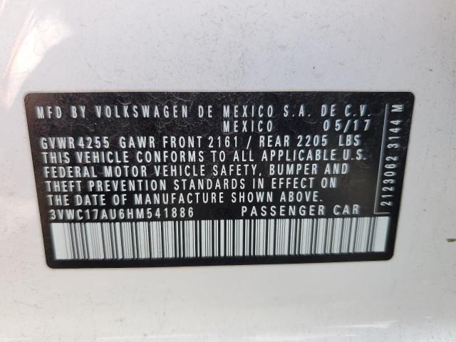 3VWC17AU6HM541886 Volkswagen Golf Sportwagen S