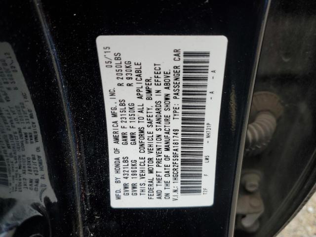 1HGCR2F59FA181749 Honda Accord Sport