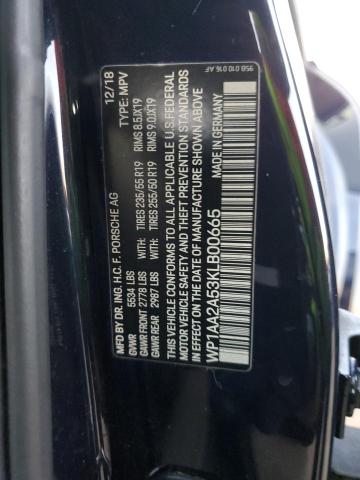 WP1AA2A53KLB00665 Porsche Macan