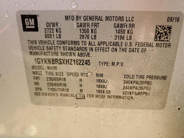 1GYKNBRSXHZ162245 Cadillac XT5 LUXURY