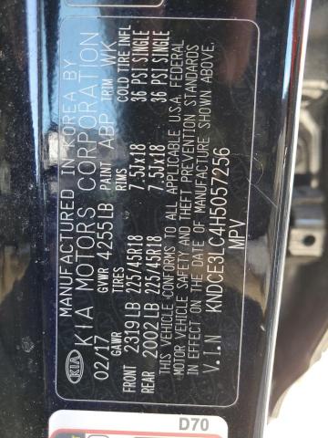 KNDCE3LC4H5057256 KIA Niro Ex Touring