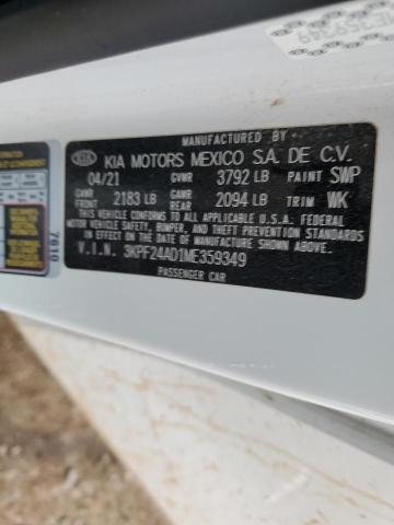 3KPF24AD1ME359349 KIA FORTE FE