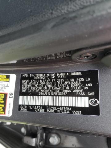 58AJZ1B16PU155987 Lexus Es 350 F-sport Handling