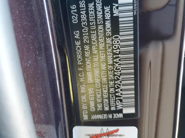 WP1AA2A24GKA14980 Porsche Cayenne