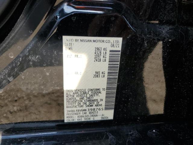 1N4BL4BV6MN398765 Nissan ALTIMA S