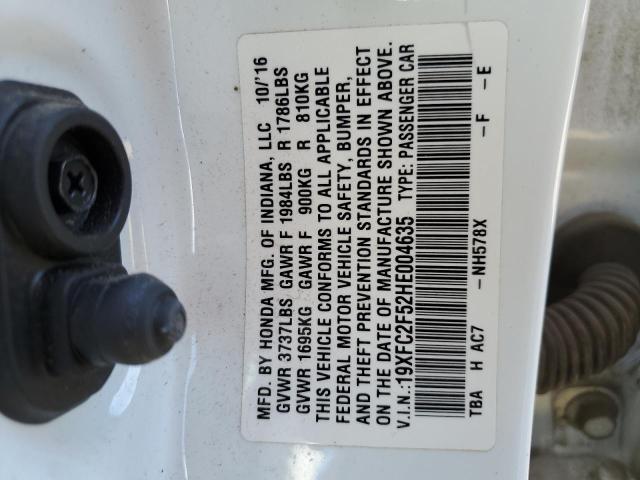 19XFC2F52HE004635 Honda Civic Lx