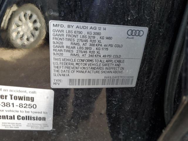 WA1LGAFE7FD013096 Audi Q7 Premium Plus