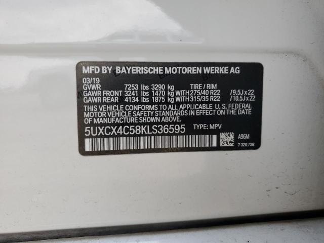 5UXCX4C58KLS36595 BMW X7 Xdrive50i