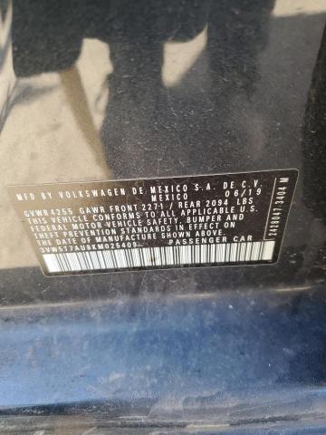 3VW5T7AU8KM025409 Volkswagen GTI S