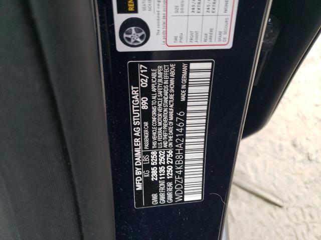 WDDZF4KB8HA214676 Mercedes-Benz E 300 4matic