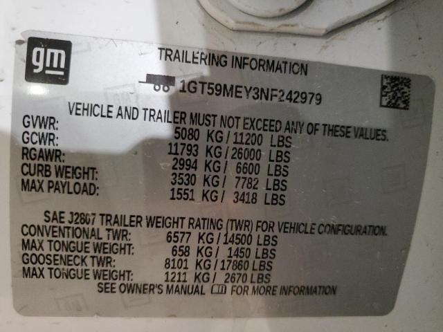 1GT59MEY3NF242979 GMC Sierra K2500 Sle