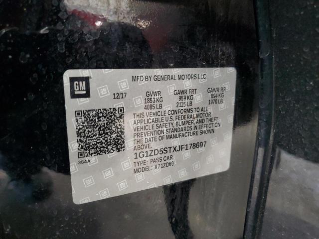 1G1ZD5STXJF178697 Chevrolet MALIBU LT