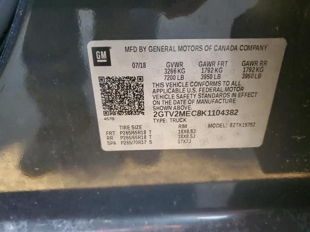2GTV2MEC8K1104382 GMC Sierra Limited K1500 Sle