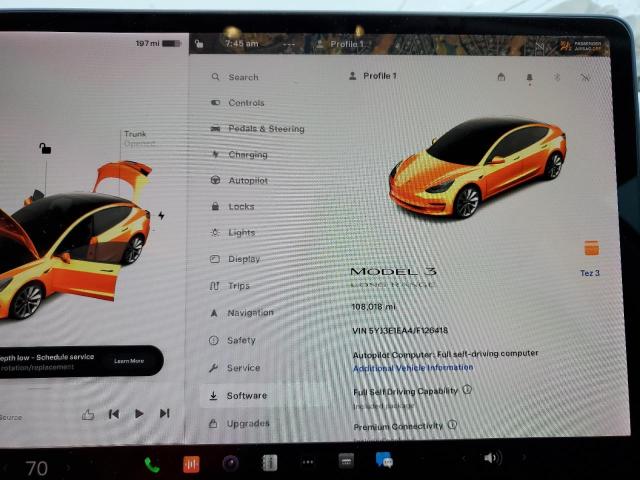 5YJ3E1EA4JF126418 Tesla MODEL 3