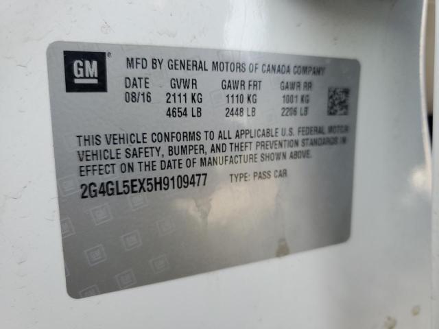 2G4GL5EX5H9109477 Buick Regal Sport Touring