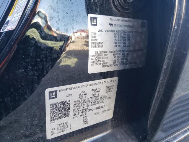 3GTP9EED9LG286301 GMC Sierra K1500 At4