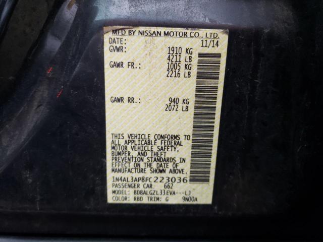 1N4AL3AP8FC223036 Nissan ALTIMA 2.5
