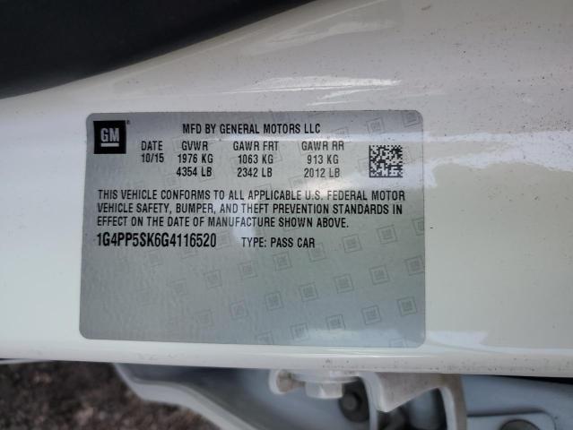 1G4PP5SK6G4116520 Buick Verano