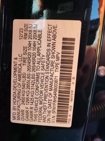 5FNYF8H54RB003871 Honda Passport Exl