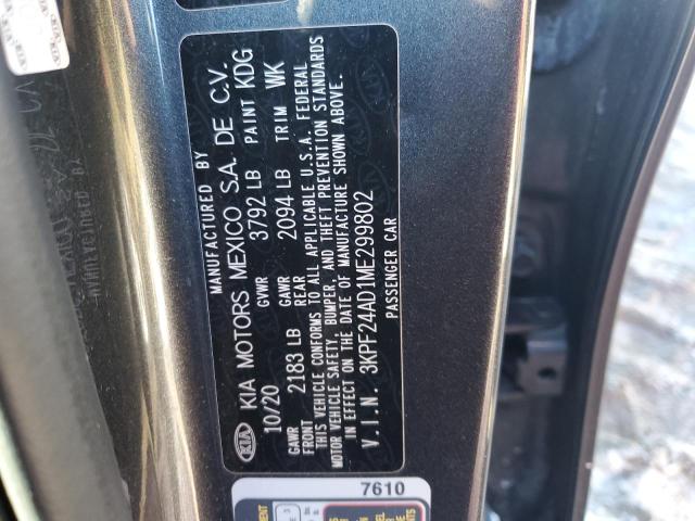 3KPF24AD1ME299802 KIA FORTE FE