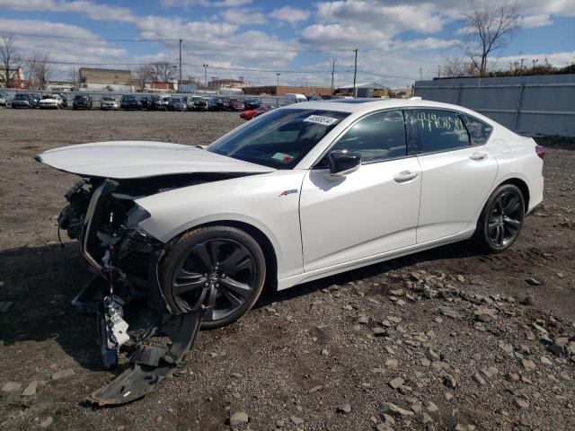Auction sale of the 2021 Acura Tlx Tech A, vin: 19UUB6F5XMA007217, lot number: 44908514