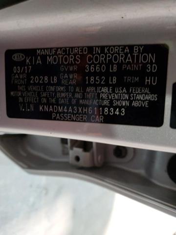 KNADM4A3XH6118343 KIA RIO LX