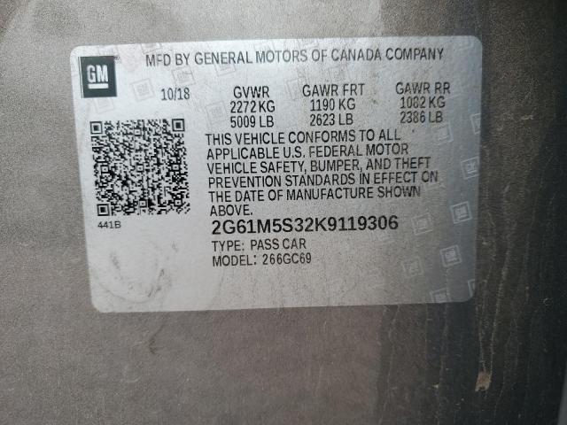 2G61M5S32K9119306 Cadillac XTS LUXURY