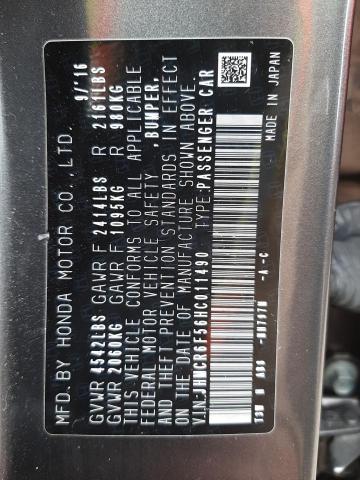 JHMCR6F56HC011490 Honda Accord Hybrid Exl