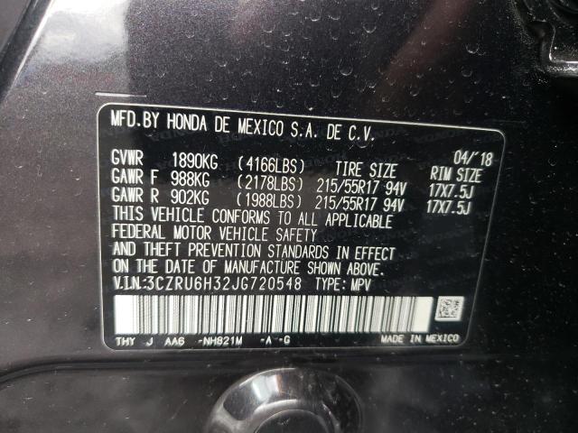 3CZRU6H32JG720548 Honda HR-V LX