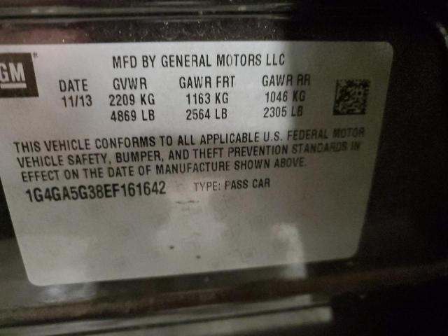 1G4GA5G38EF161642 Buick Lacrosse
